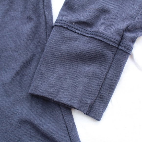 Willi Smith Navy Blue 3/4 Sleeve Top Small - Picture 2 of 7